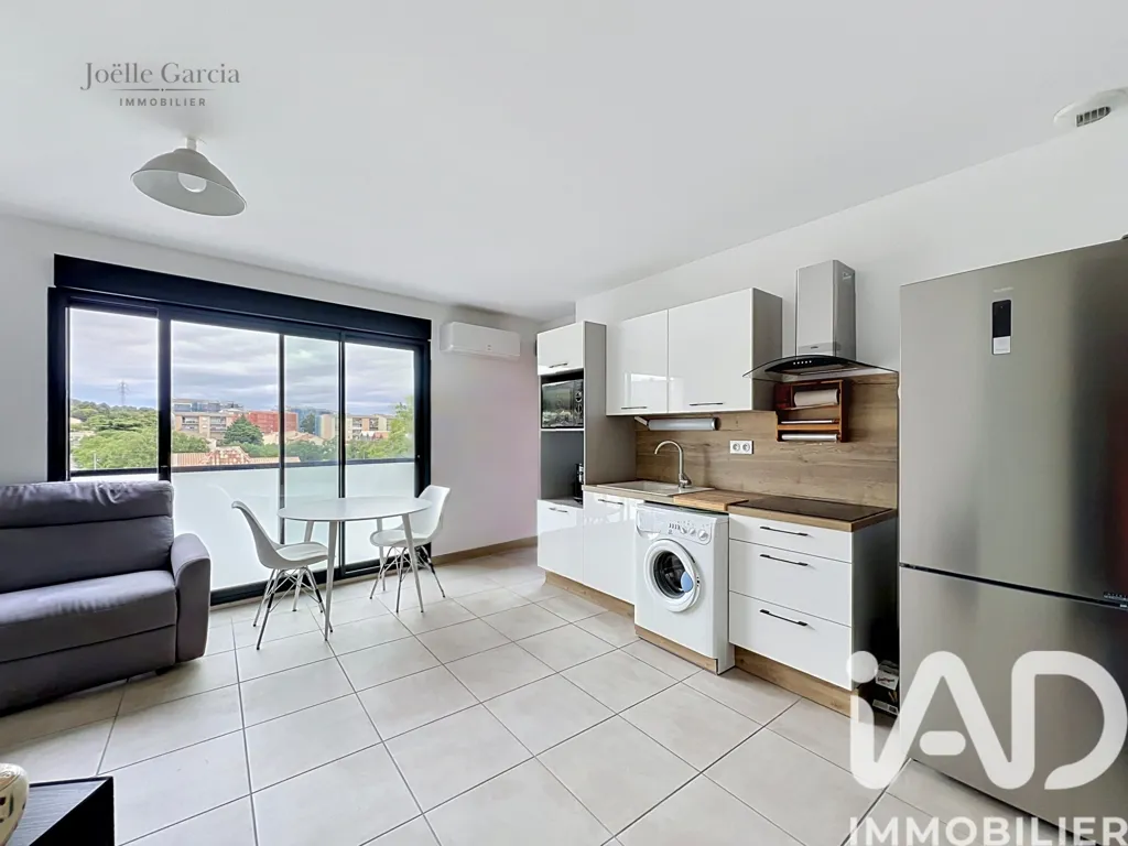 Cucina - Secure T2 Apartment with Parking in Narbonne