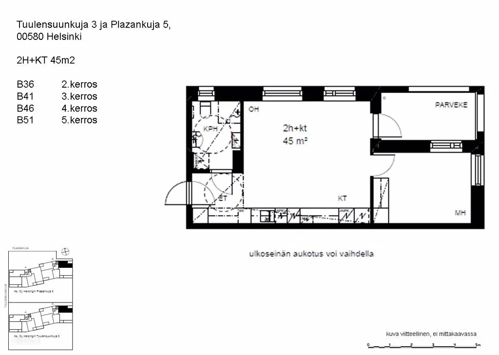 Plan - Modern Flat with Balcony in Hermanni, Helsinki