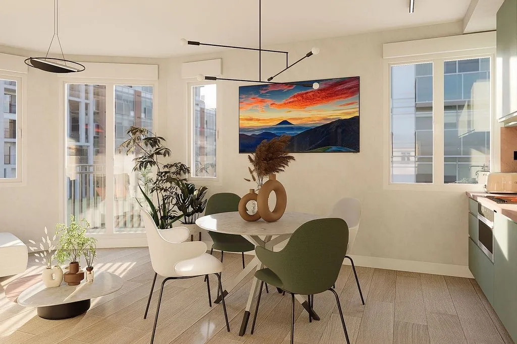 Sala da pranzo - Modernised Apartment with Balcony in Logroño