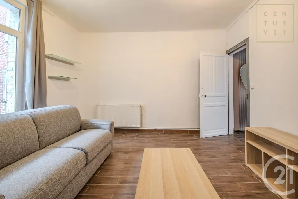 Séjour - Appartement Meublé 2 Pièces en Centre-Ville de Maubeuge