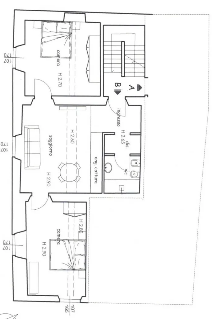Plaan - Luxury Flat in Historic Palazzo, Florence