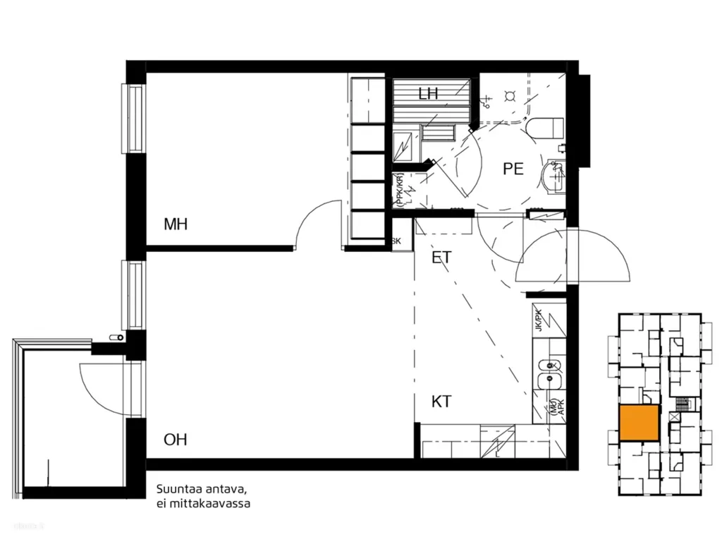 Plaan - Apartment with Sea View in Tampere
