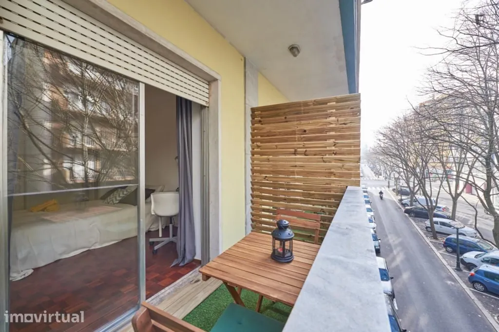 Balcony - Student Room in Marquês de Pombal, Lisbon