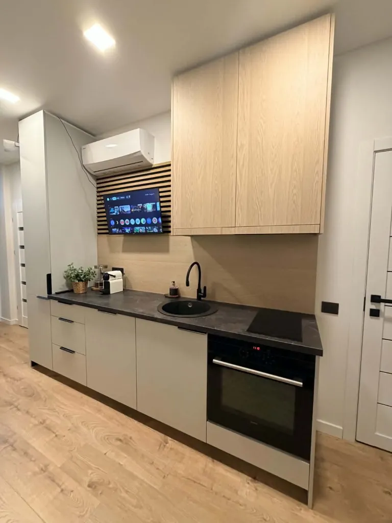 Cuisine - Renovated 2-Bedroom Flat in Vilnius