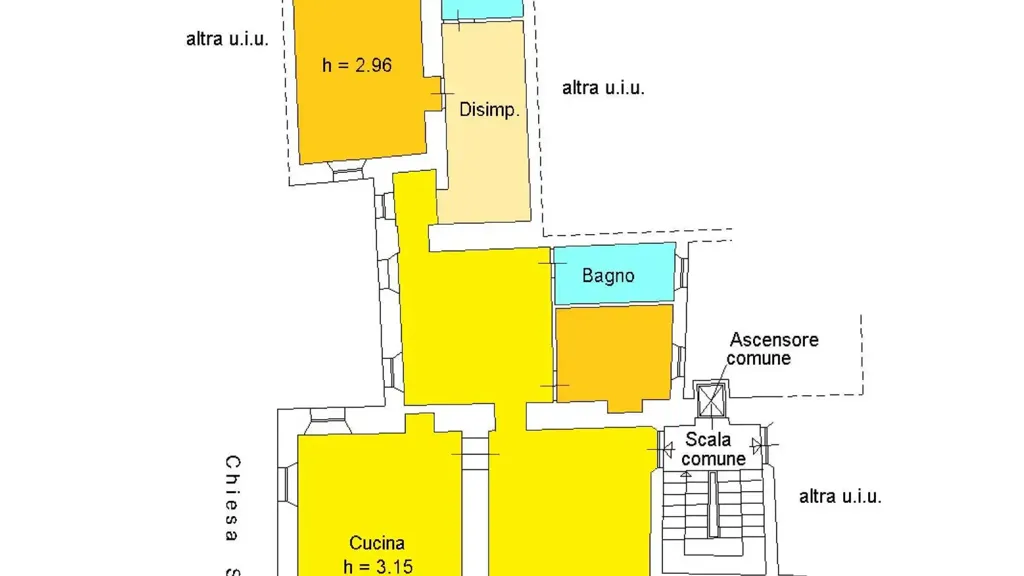 Plaan - Restored Apartment with Central Location in Osimo