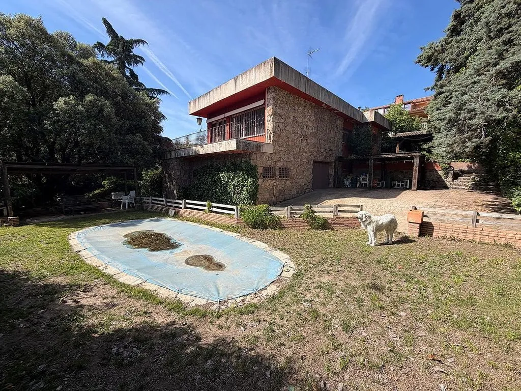 Pool - Stone Chalet with Pool in Parquelagos