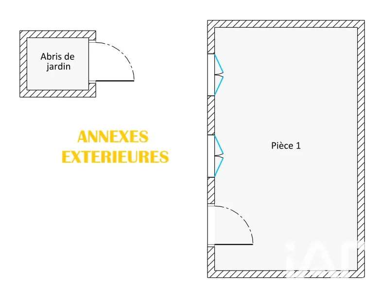 Floor Plan - Former Forge with Potential in Jouy-sur-Morin