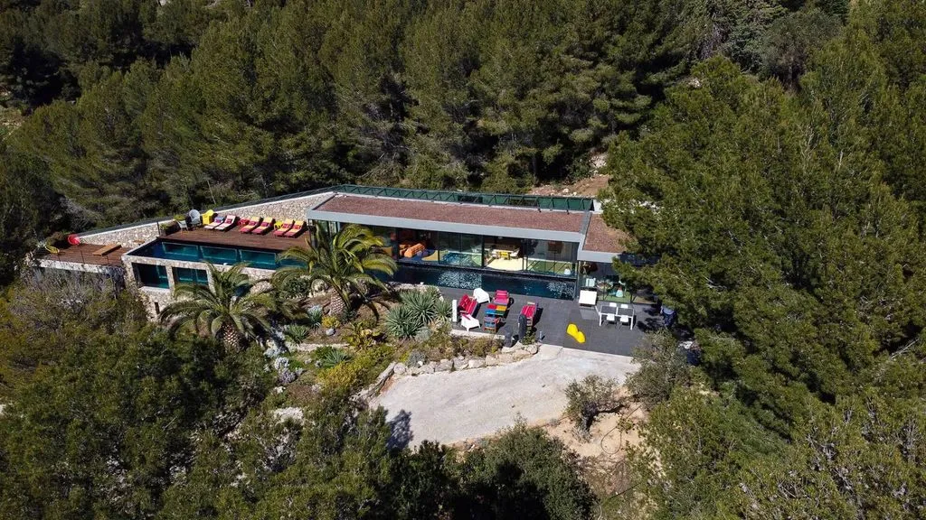 Õhuvaade - Luxury House with Pool in Bandol AOC