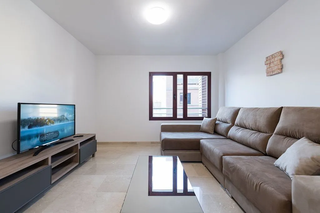 Living Room - Modern Flat with Terrace in Guanarteme