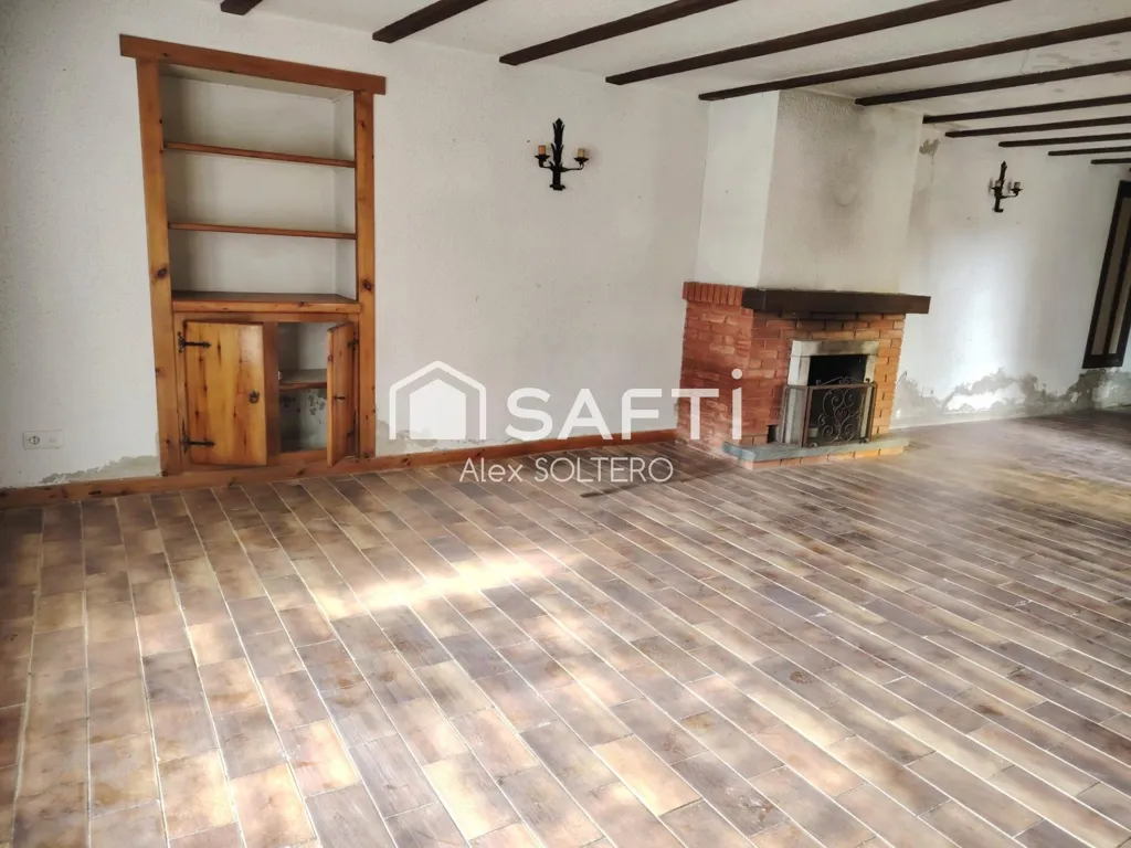 Séjour - Stone House with Large Plot in Negreira