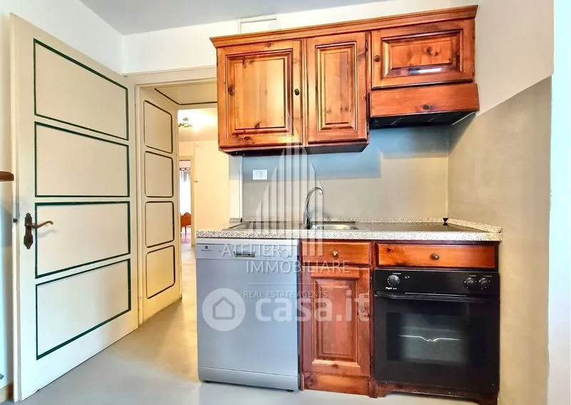 Köök - Historic Villa Apartment in Courmayeur Centre