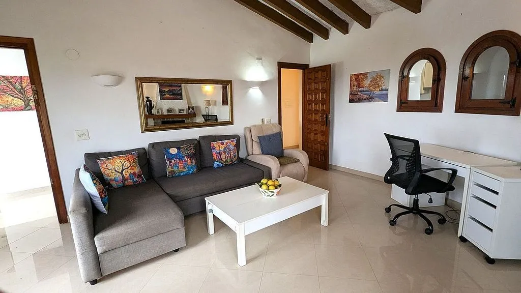 Séjour - Chalet with Sea View and Pool in Jávea