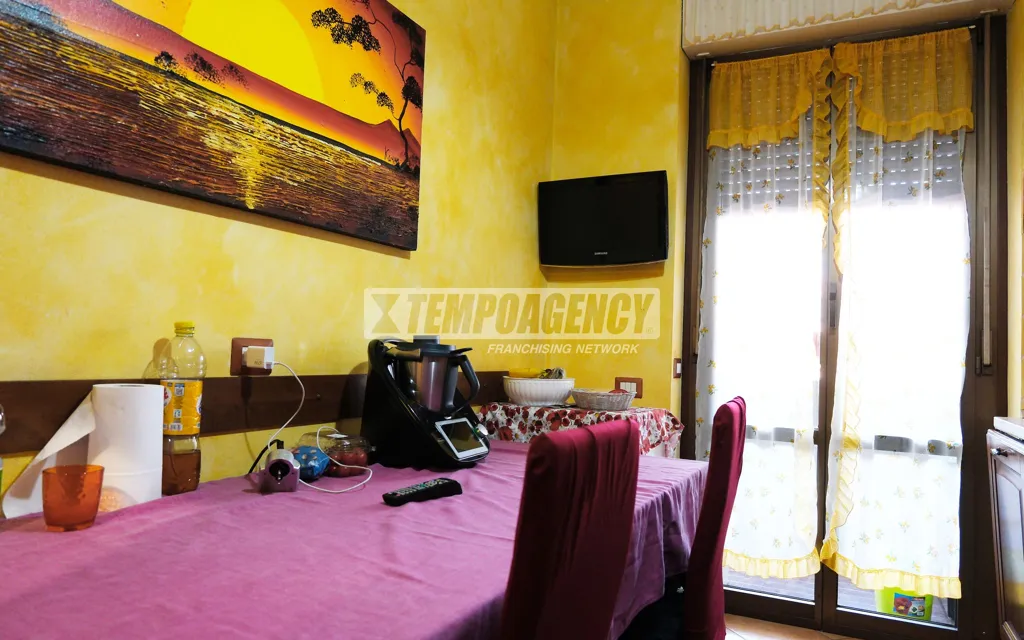 Dining Room - 2-Bedroom Apartment with Terrace in Pieve Emanuele