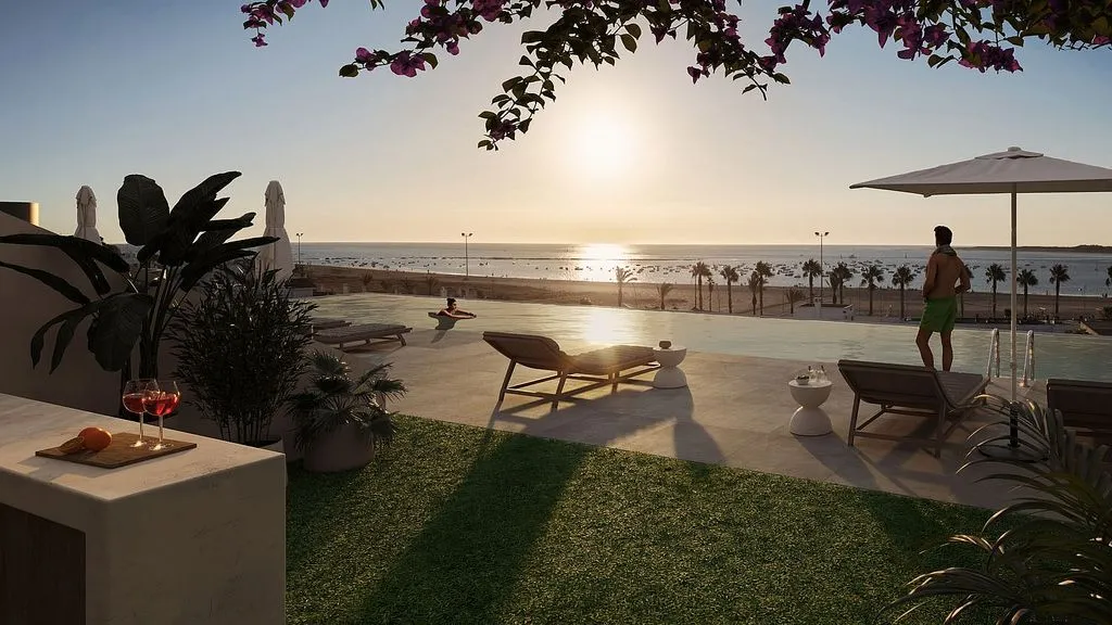 Terrass - New Apartment with Pool in Sanlúcar de Barrameda