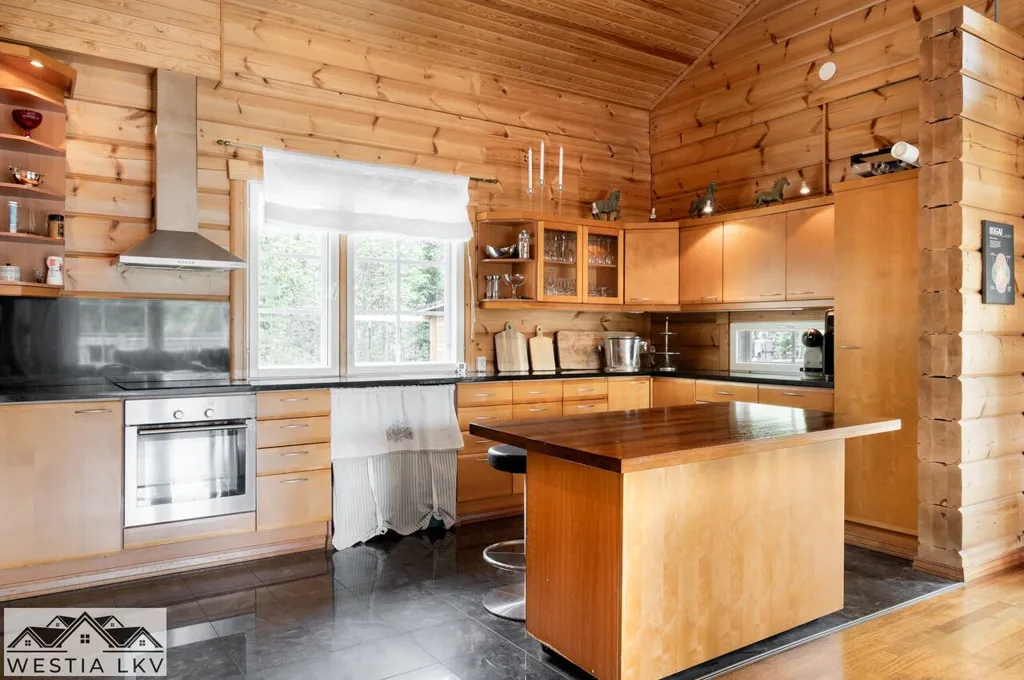 Cucina - Contemporary Timber House with Balcony in Hyvinkää