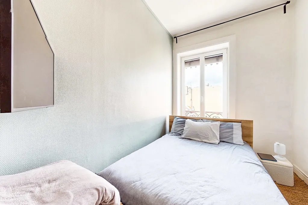 Camere da letto - Bright 2-Bed Flat with Rooftop View in Lyon 6
