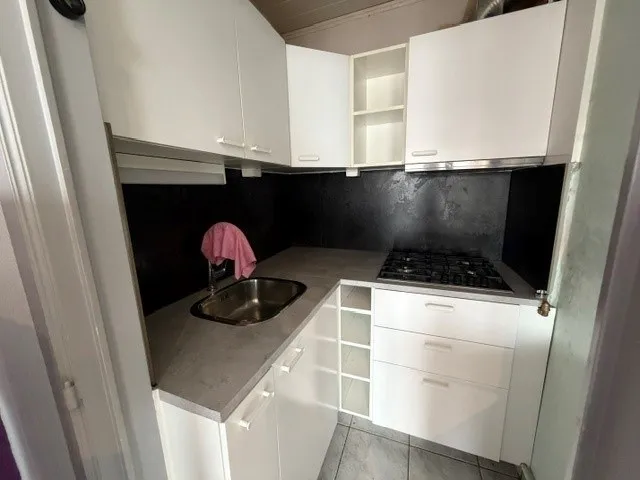 Köök - Bright Apartment with Terrace in Blankenberge