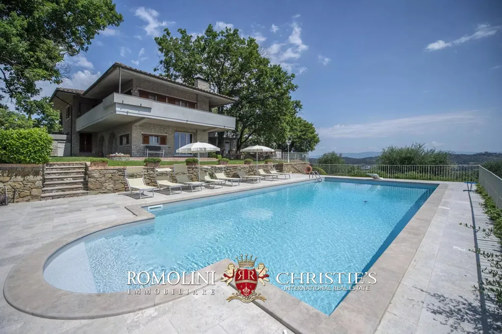 Pool - Villa with Pool and Olive Grove in Sinalunga, Tuscany