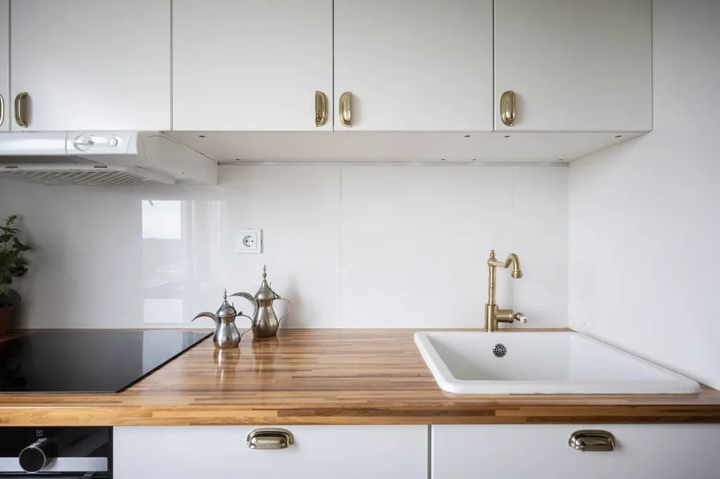 Köök - Renovated Apartment with Balcony in Malmö