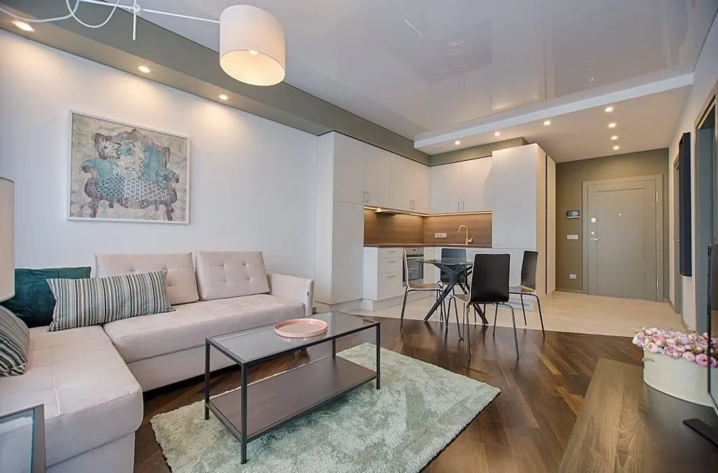 Living Room - Modern Villa with Garden in Poggio Imperiale, Florence