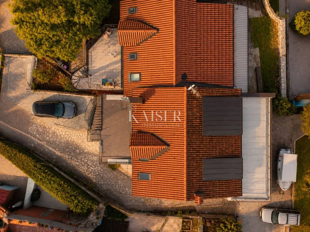 Vue aérienne - Modern Apartment with River View in Opatija