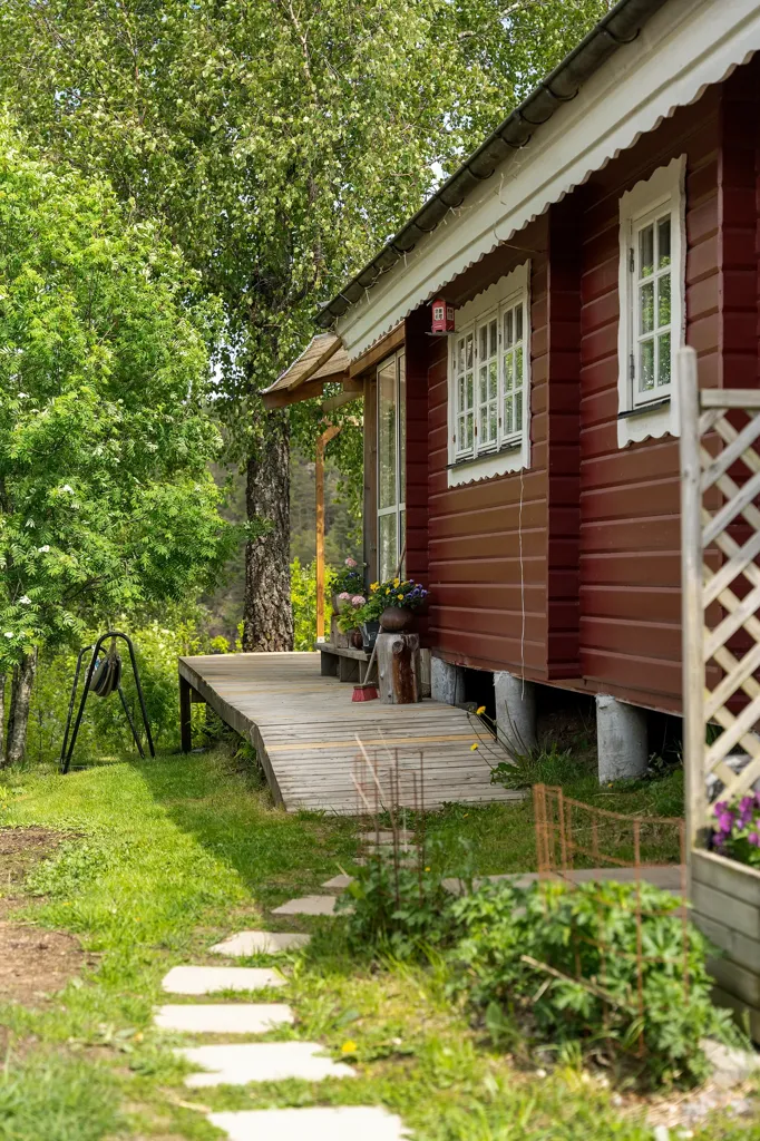 Jardin - Co-op Cottage with Lake View at Ryrsjön