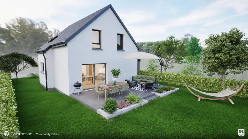 Contemporary House with Garden in Wittersheim