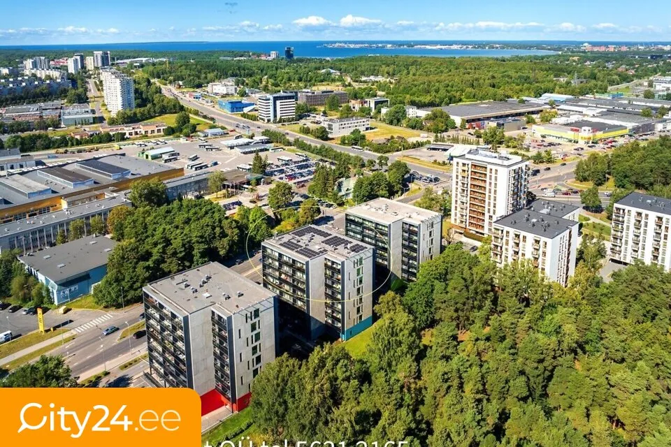 Õhuvaade - Spacious Apartment with Large Balcony near Kadaka Park