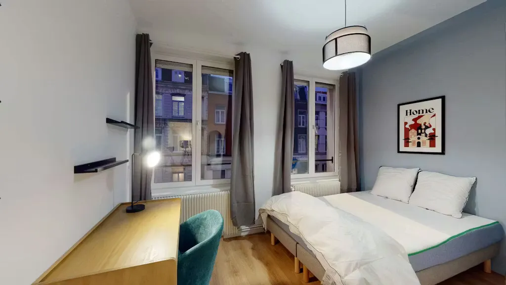 Chambres - Appartement Meublé avec Internet à Lille