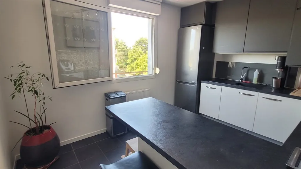 Kitchen - T3 Flat with Secure Garage in Fontaines-sur-Saône