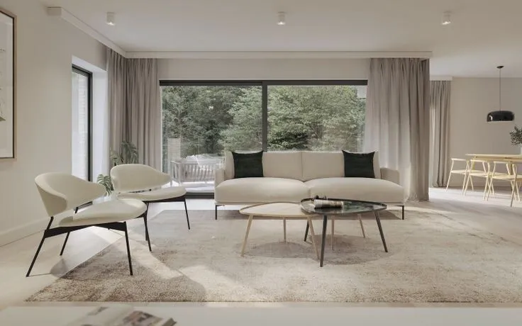 Living Room - Apartment with Terrace in Genk