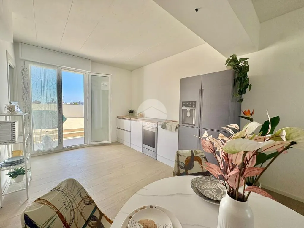 Köök - Attico with Panoramic Terrace in Gatteo Mare