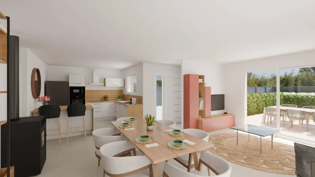 Modern Flat-Plan House with Garage in Amfreville
