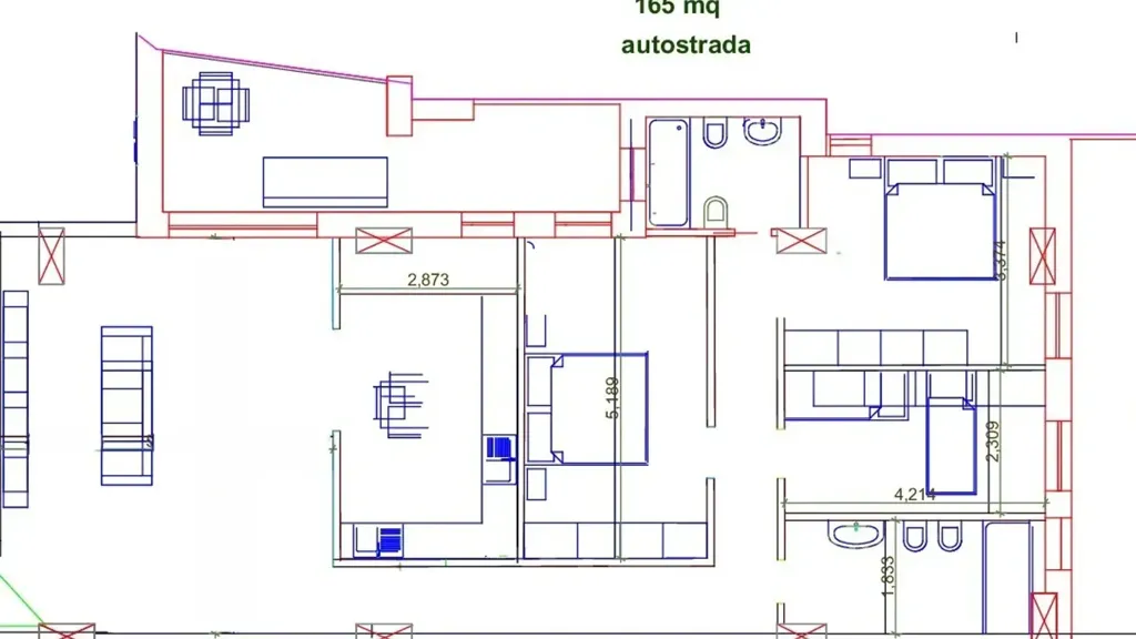 Floor Plan - Newly Constructed Apartment with Terrace in Rende