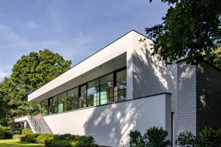 Extérieur - Villa Moderniste avec Technologie Avancée à Bolderberg