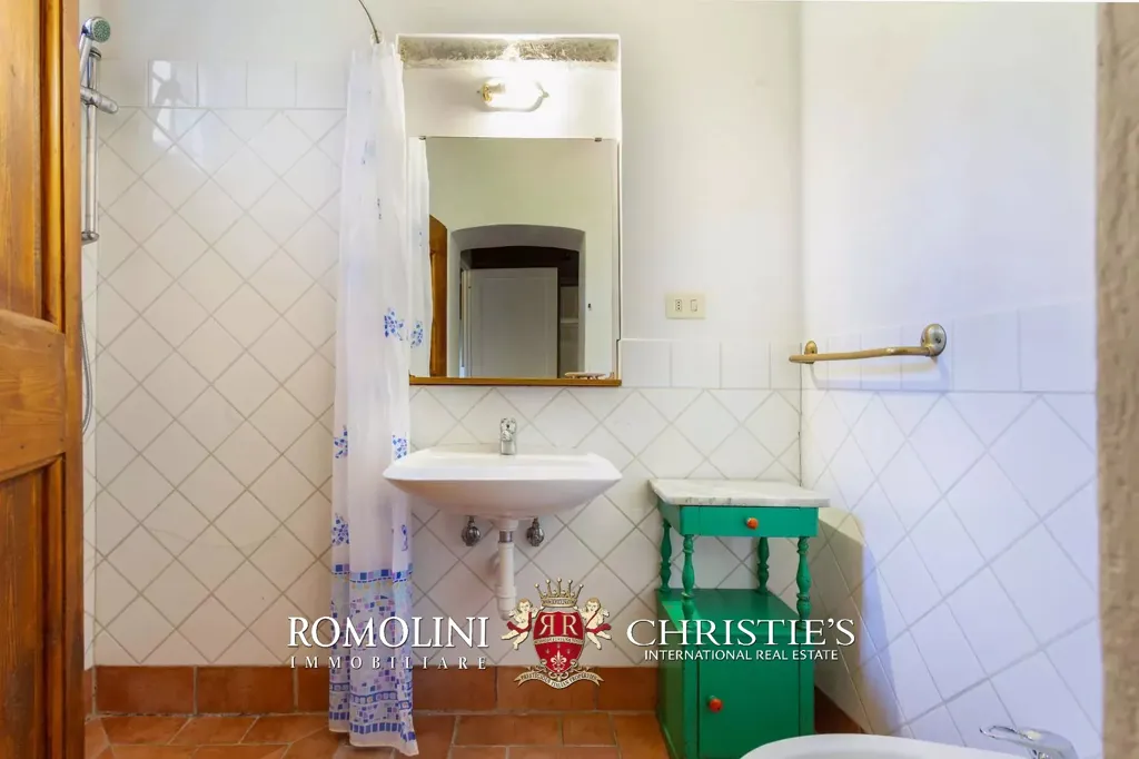 Bathrooms - Villa with Vineyard and Pool near Florence