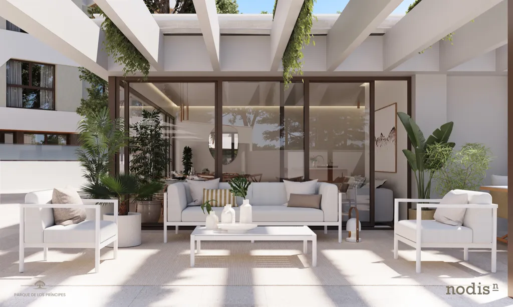 Terrasse - New Build Apartment with Pool in Sevilla