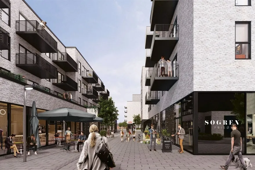 Retail Unit with Large Windows in Skovlunde