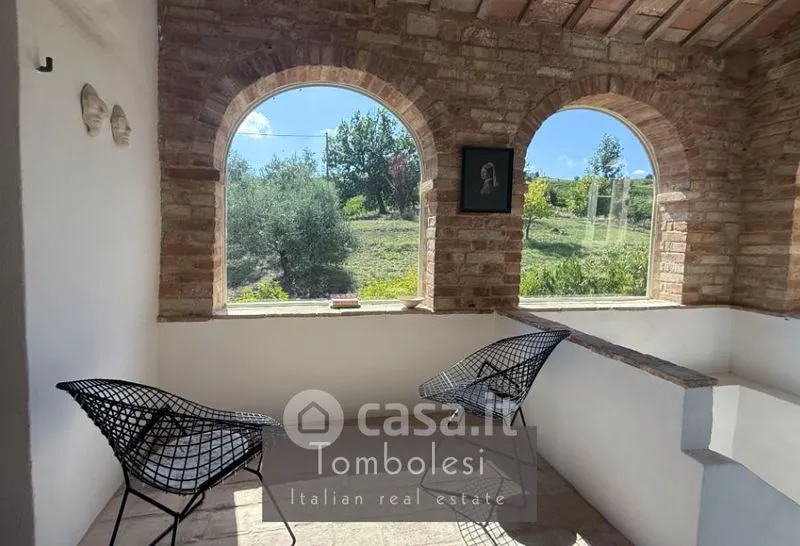 Terrasse - Restored Rustico with Vineyard in Cossignano