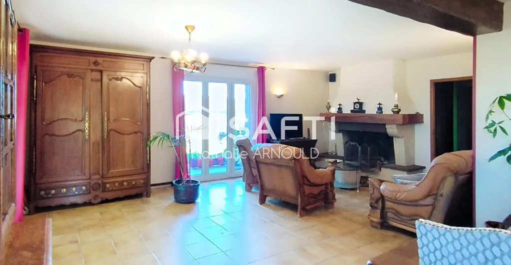 Séjour - Maison avec piscine et jardin à Mars-la-Tour
