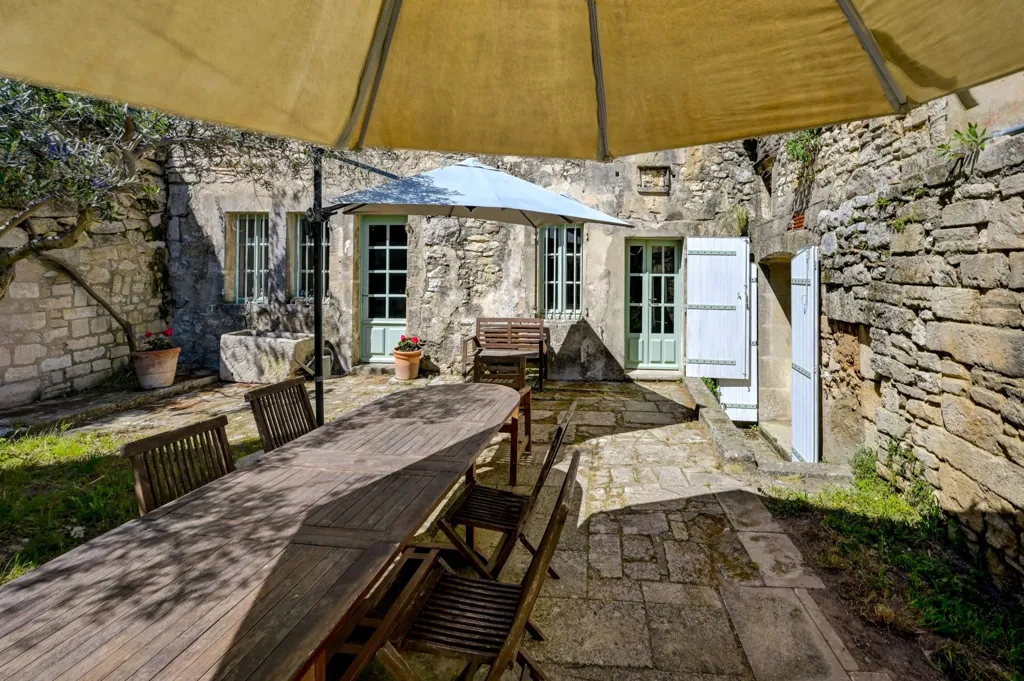 Garden - Charming Property with Pool in Baux de Provence