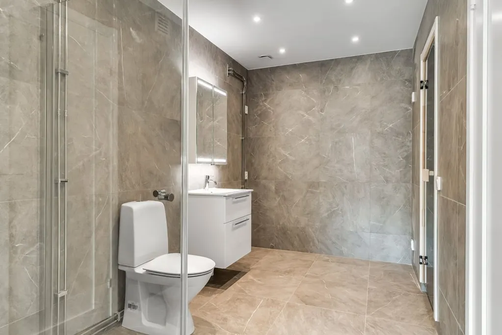 Salles de bain - Owner-Occupied Apartment with Ski Access in Kungsberget