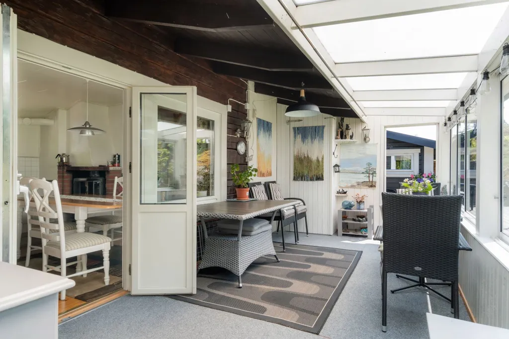 Terrasse - Cottage with Sea View in Uttervik