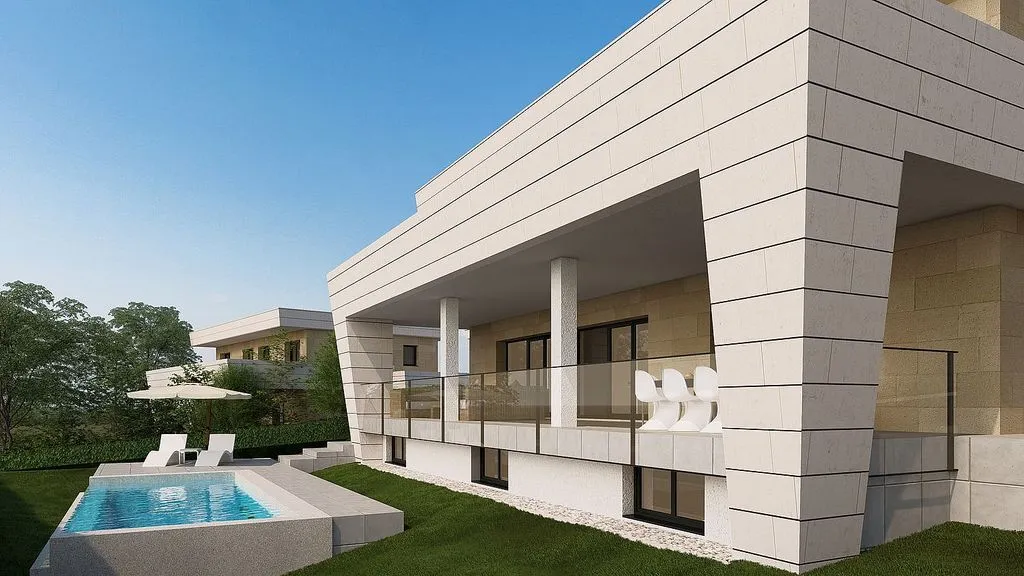 Pool - Chalet with Pool and Terrace in Las Rozas