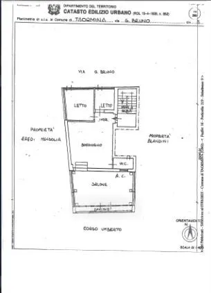 Plan - Penthouse with Sea View in Taormina