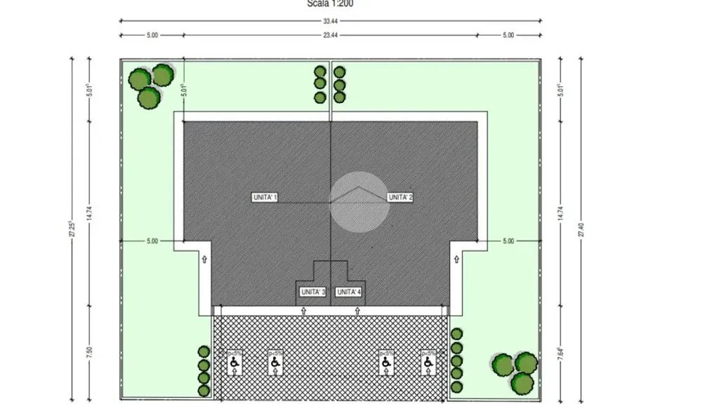 Plan - New Villa with Terrace in Borgo Virgilio