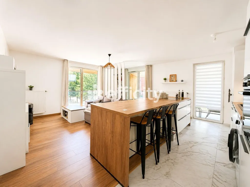 Köök - 4-Piece Apartment with Terraces in Lille