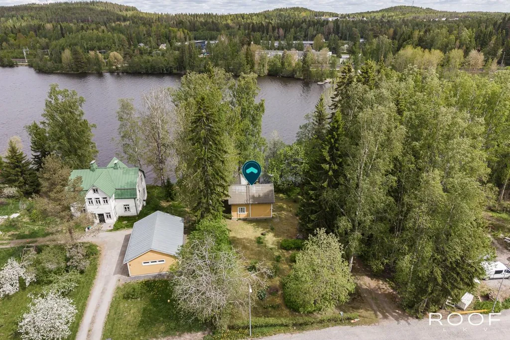 Õhuvaade - 1930s Cottage with Rantasauna by Sääksjärvi