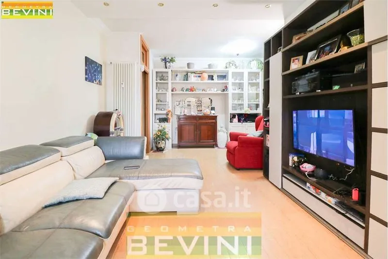 Living Room - Fully Renovated Apartment with Balcony in Modena