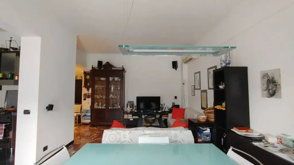 Dining Room - Panoramic Apartment with Balconies in Genoa